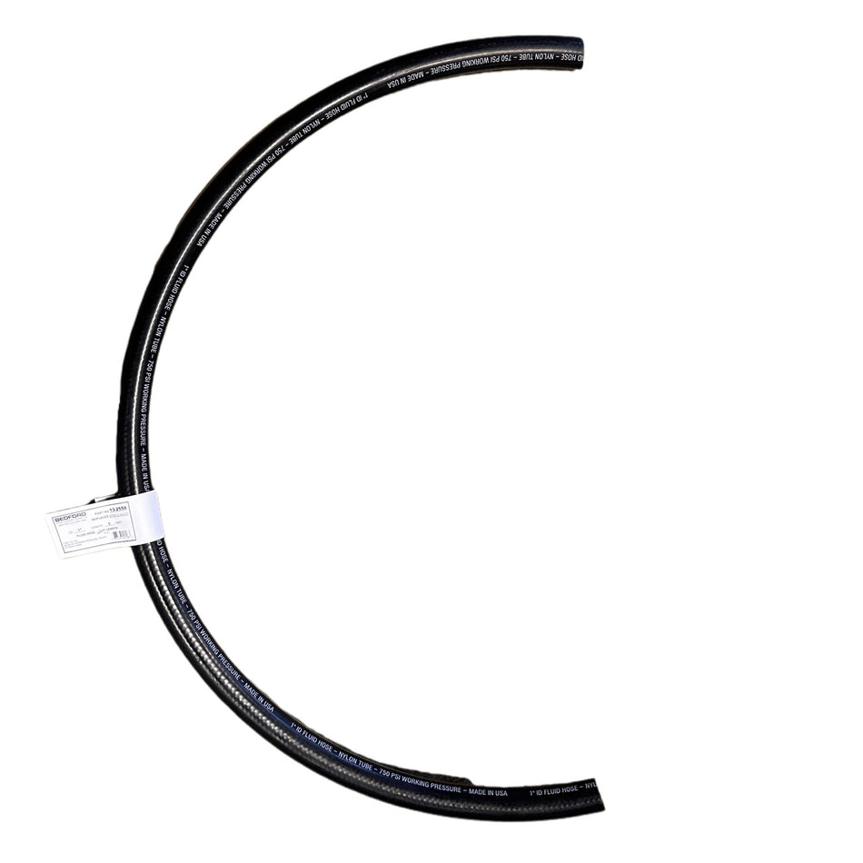 1"x 5' Fluid Hose,Cut Length,No Fittings