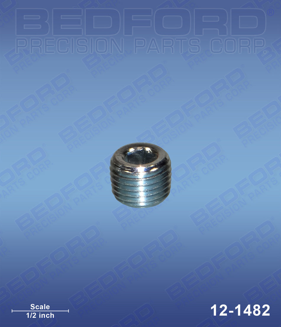 Plug, 1/4" NPT with Hex Socket End