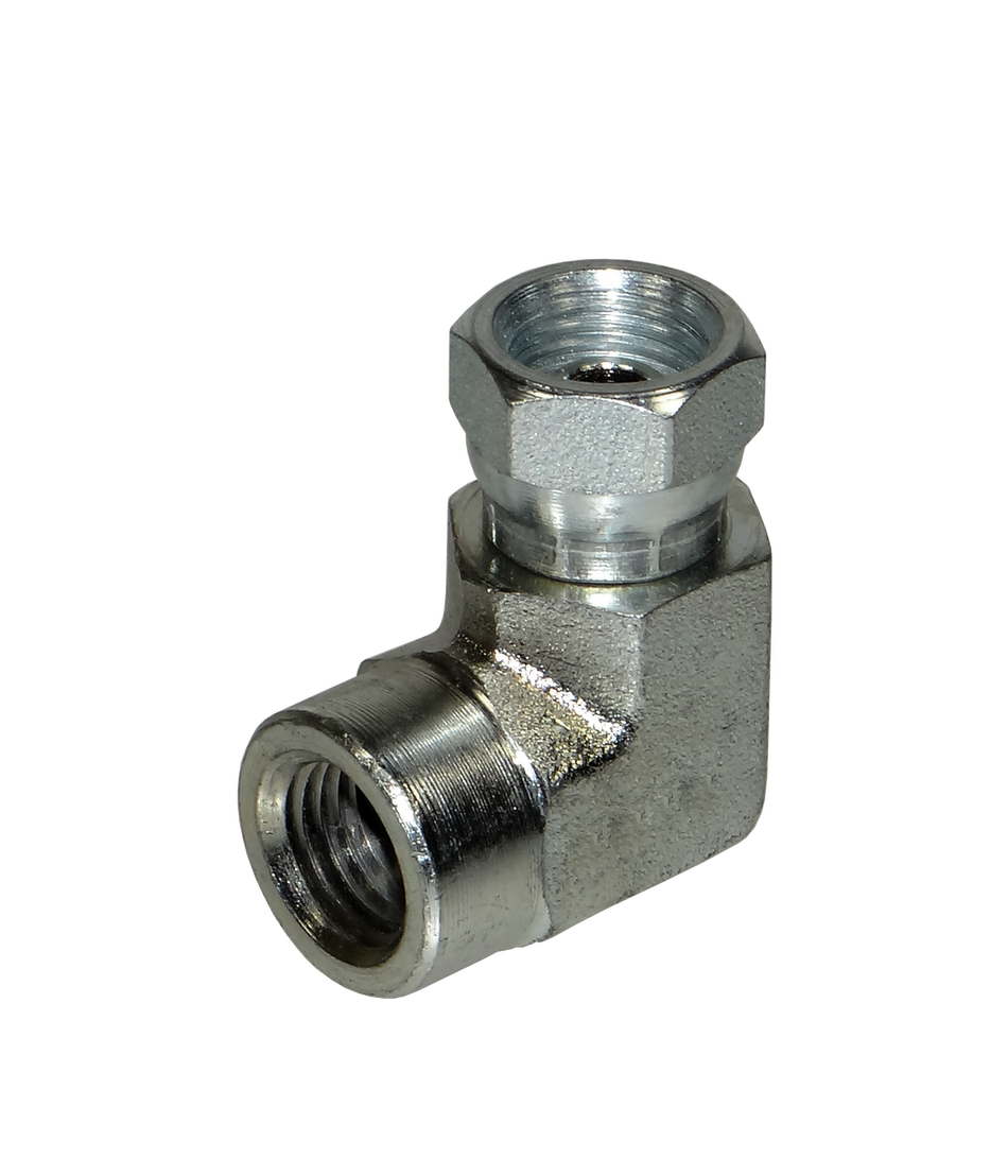 SW ADAPTER 1/4 NPT(F)x1/4 NPS(F) 90 deg
