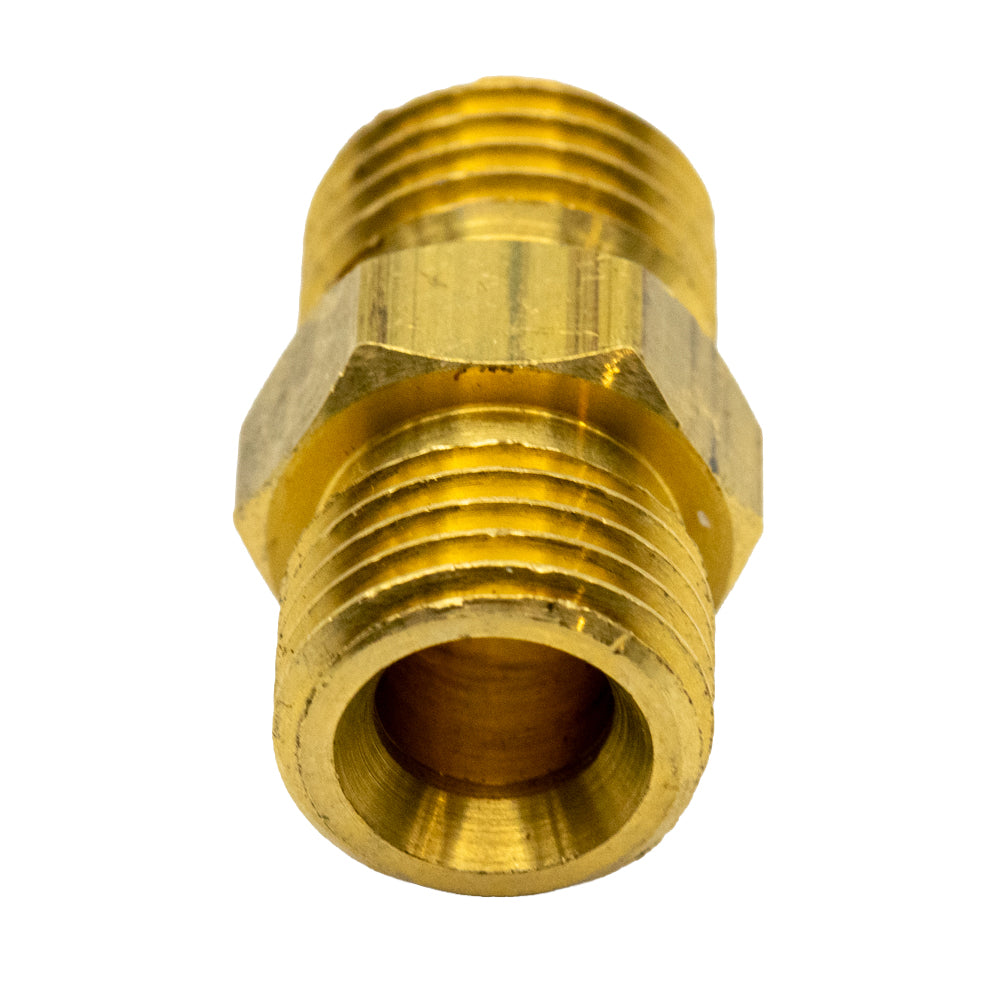 Brass Nipple 1/4" NPS x 1/4" NPS