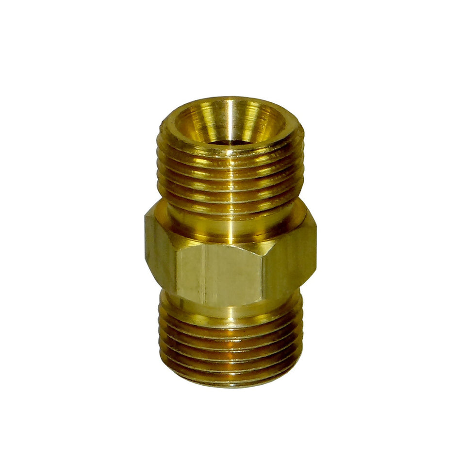 Brass Nipple 3/8" NPS x 3/8" NPS