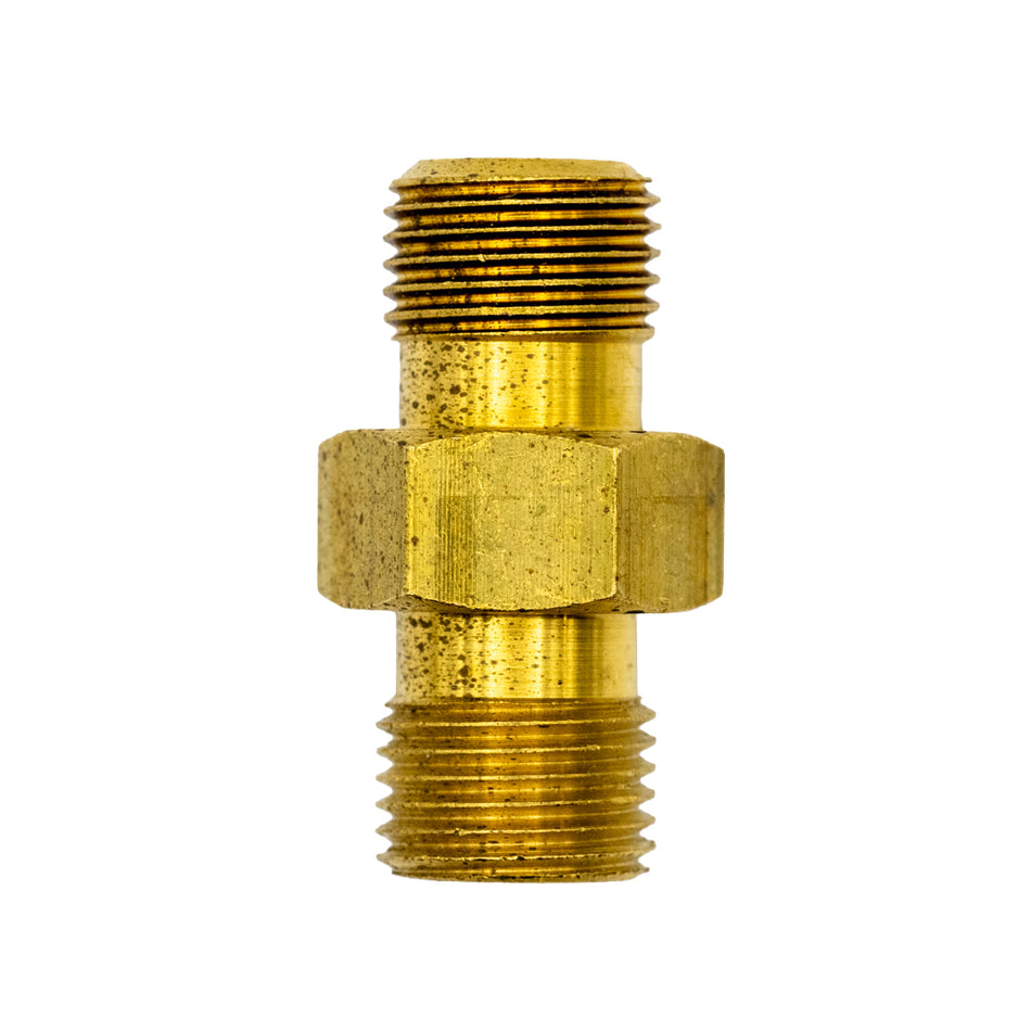 Brass Nipple 1/8" NPS x 1/8" NPS