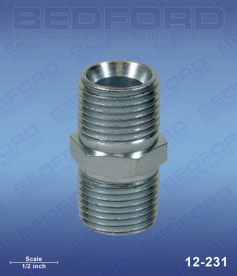 Nipple 1/2" NPT x 1/2" NPT