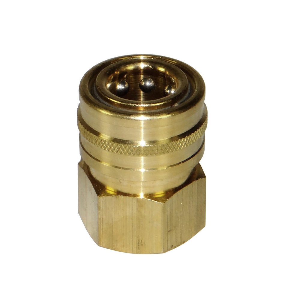 3/8" NPT(f) Quick Disc. Coupler,Brass
