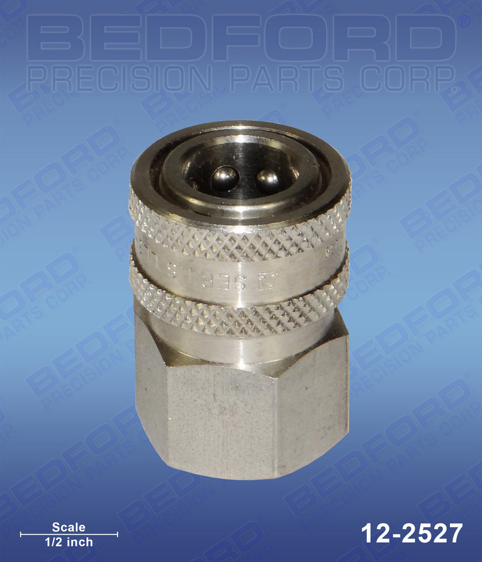 3/8 NPT(f) Quick Disconnect Coupler, SS