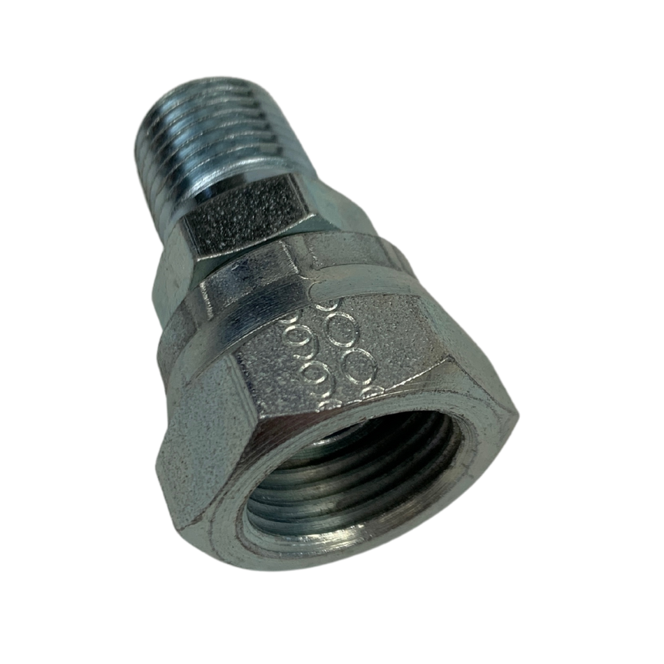 Adaptador giratorio de 1/4" NPT(m) x 3/8" NPS(h)