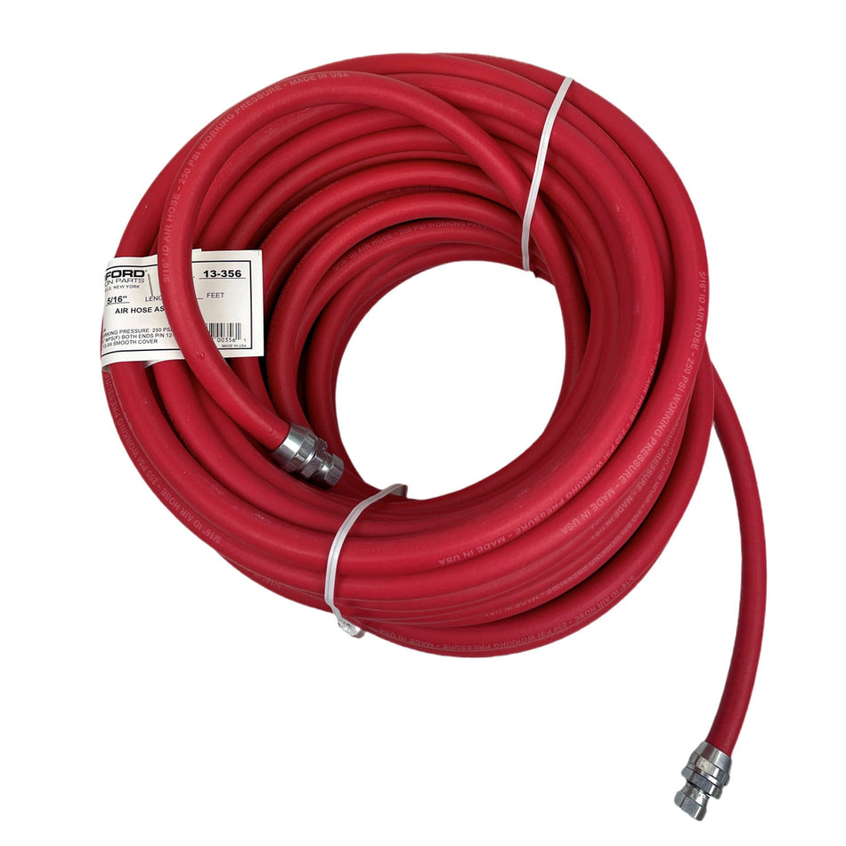 75' x 5/16" Air Hose Assy (Red Smooth)