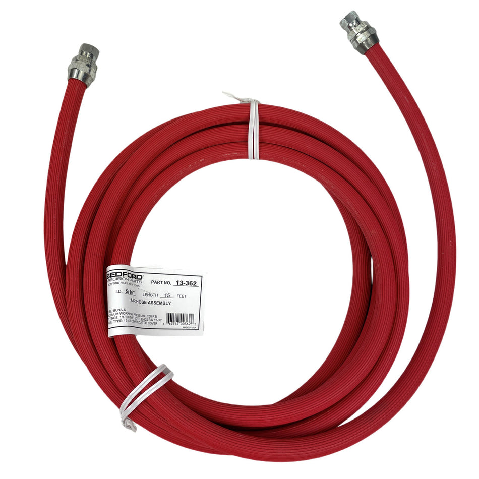 15' x 5/16" Air Hose Assy(Corregated)