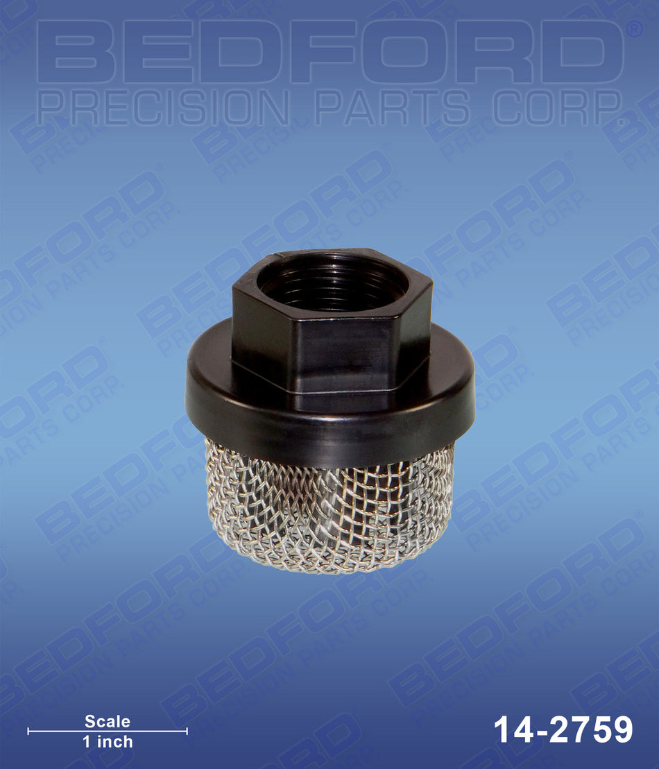 Inlet Strainer, 7/8" UNF Thread
