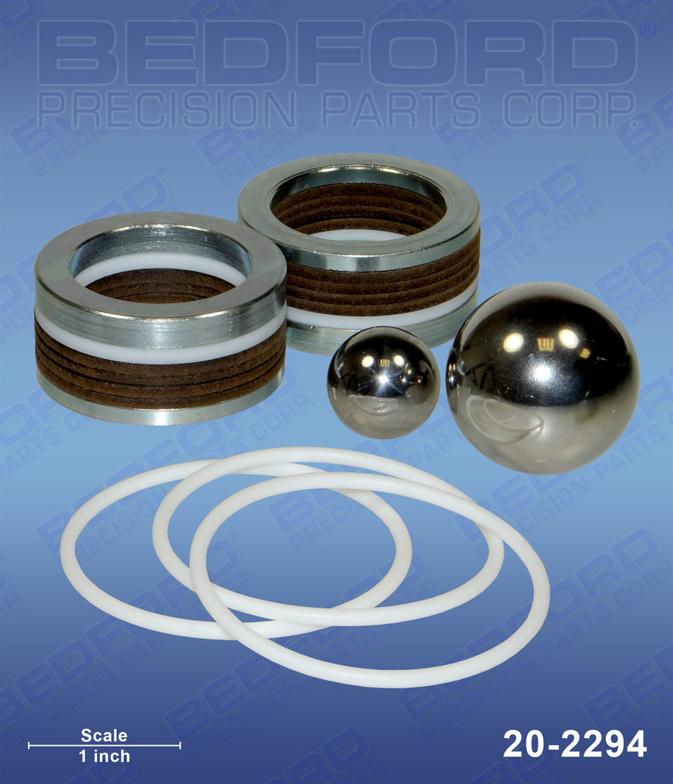 Kit-DuraFlo 750,33:1 Bull-Leather/Teflon