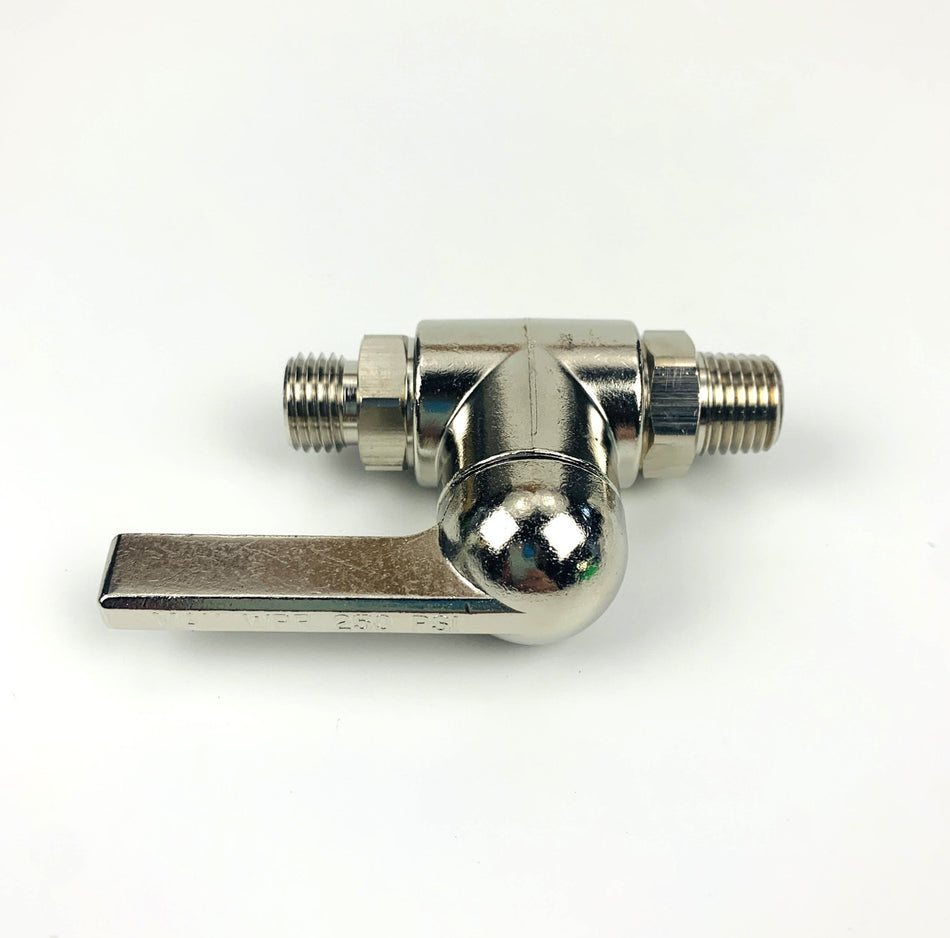 Válvula de bola, 1/4" NPS x 1/4" NPT, 250 PSI