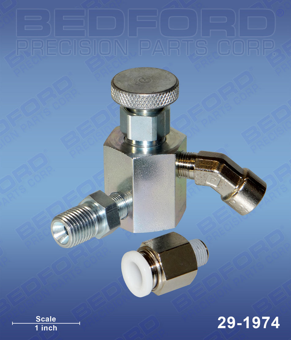 Drain Valve, 5000 PSI (Thumb Screw Type)