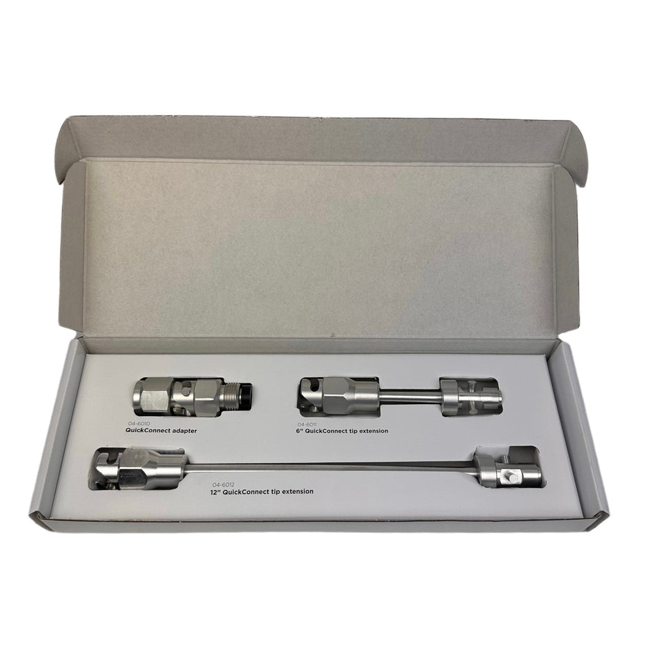 Kit de conexión rápida - Adaptador, extensión de punta de 6" y 12"