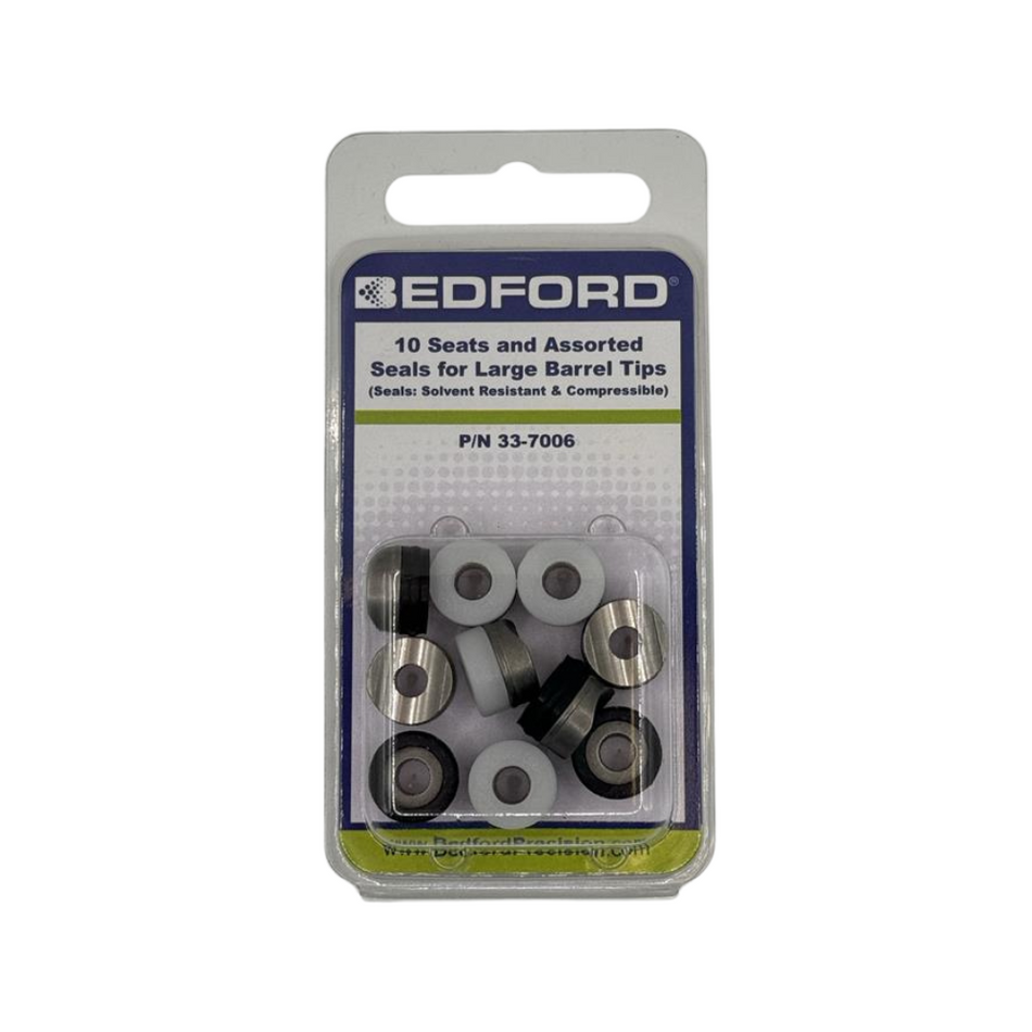 Asiento y sello de punta, cañón grande, paquete Mxd, paquete de 10