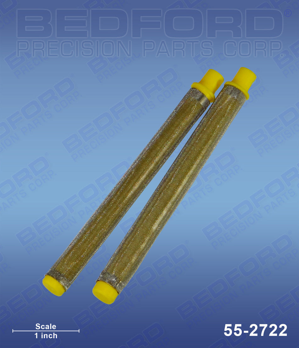 Gun Filters 100 Mesh, Yellow, Fine(2-Pk)