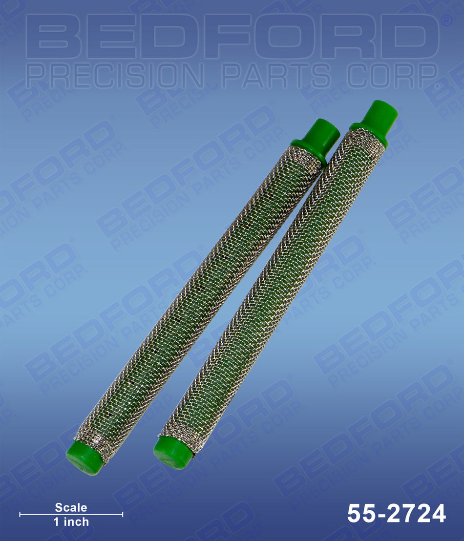 Gun Filters 30 Mesh, Green, Coarse(2-Pk)
