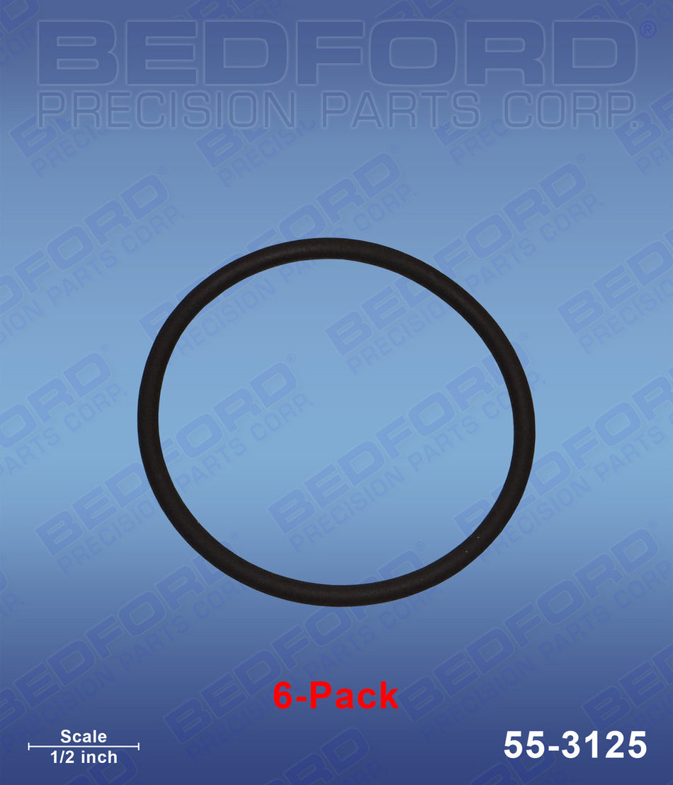 O-Rings, Solvent Resistant (6-Pack)