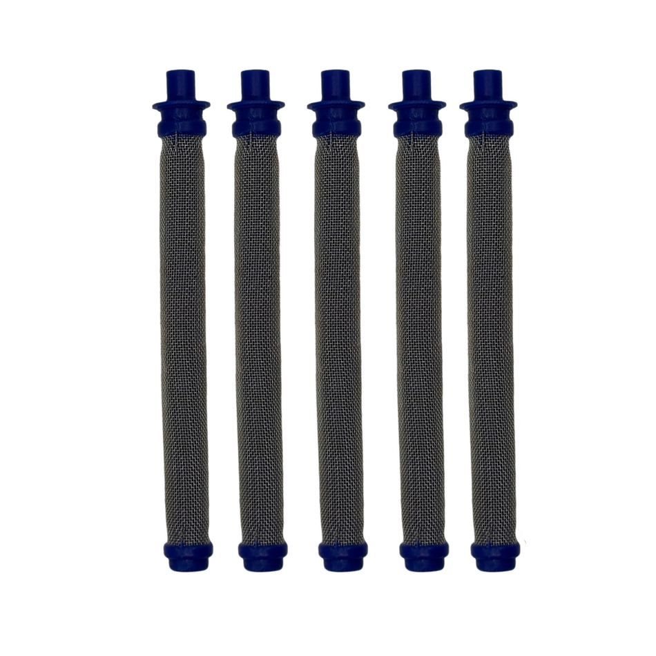Gun filter, 60 Mesh (Blue), 5-pack