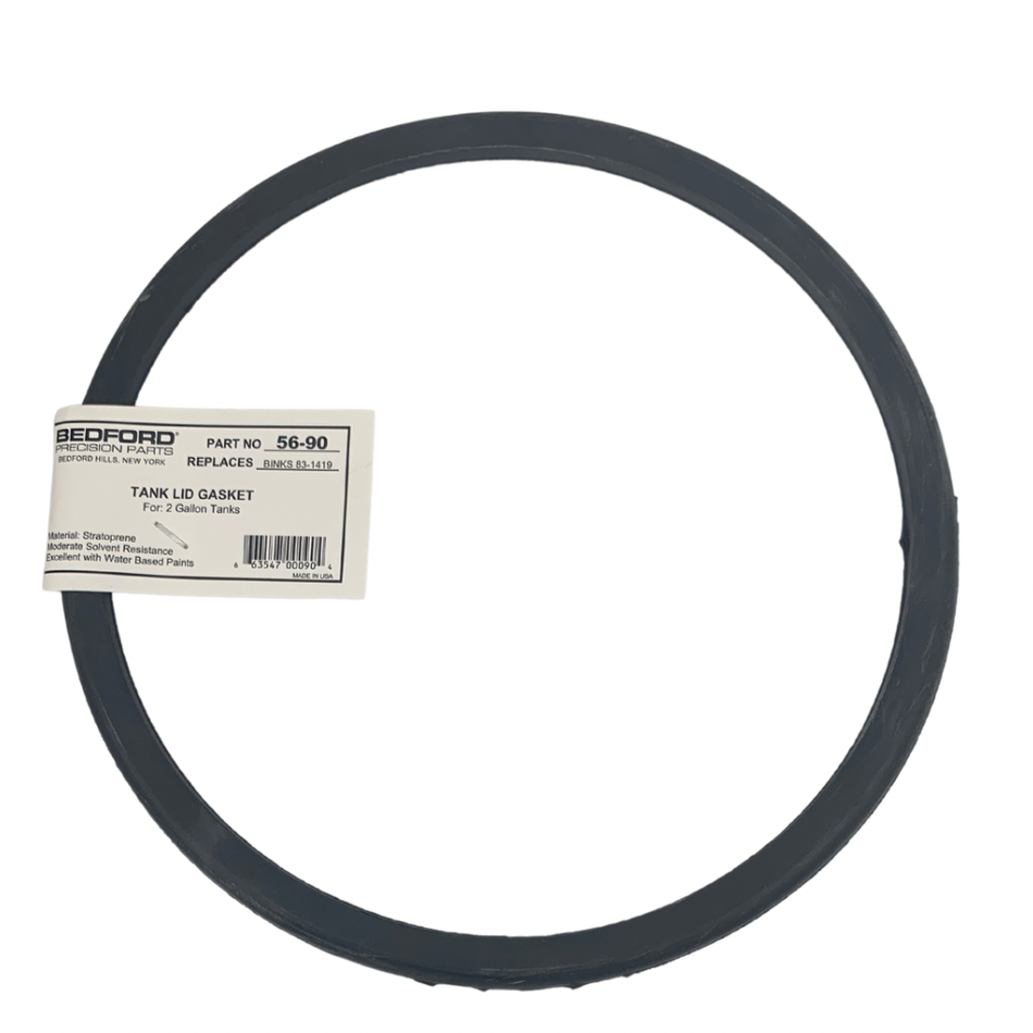 Tank Lid Gasket, 2 Gallon, Stratoprene