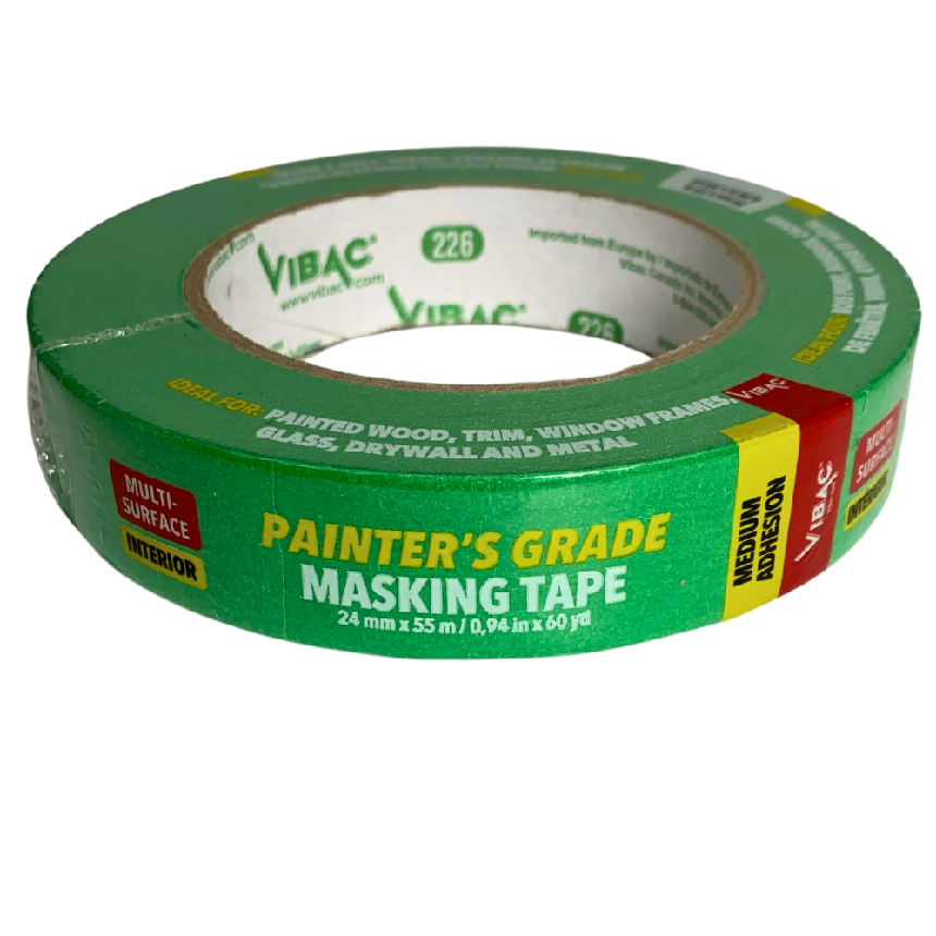 Cinta de pintor para interiores, 24 mm x 55 m